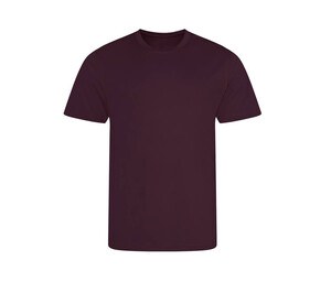 Just Cool JC001 - Camiseta respirável Neoteric ™ Burgundy