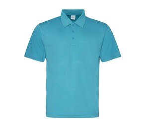Just Cool JC040 - Camisa polo masculina respirável Turquoise Blue