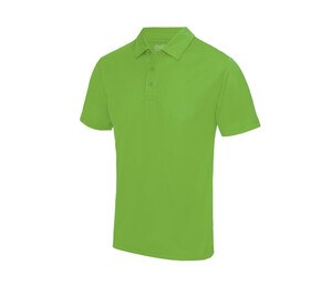 Just Cool JC040 - Camisa polo masculina respirável Lime Green