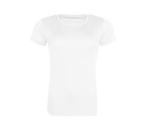 Just Cool JC205 - Camiseta de esportes de poliéster reciclado feminino Arctic White