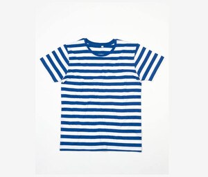 Mantis MT109S - Camiseta listrada masculina Classic Blue/White