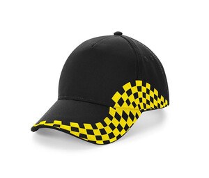 Beechfield BF159 - Grand Prix Cap Black / Yellow