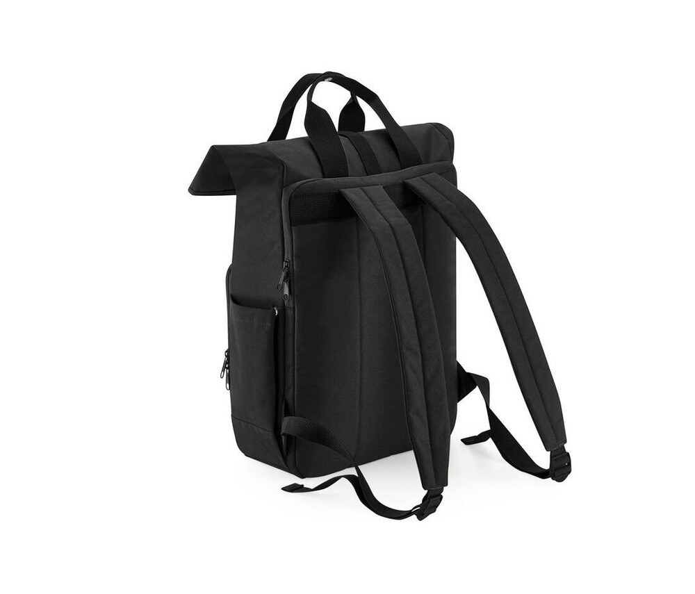 Bag Base BG118L - Mochila de laptop de rolagem de alça dupla reciclada