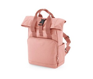 Bag Base BG118S - Mini Mini Mãe Twin Roll-top Backpack Blush Pink