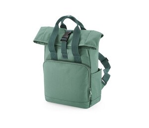 Bag Base BG118S - Mini Mini Mãe Twin Roll-top Backpack Sage Green