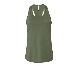 Bella+Canvas BE6008 - Tanque de pilotagem de camisa feminina Military Green