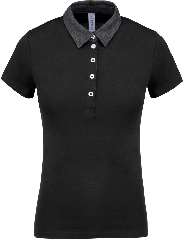 Kariban K261 - Polo de senhora jersey bicolor