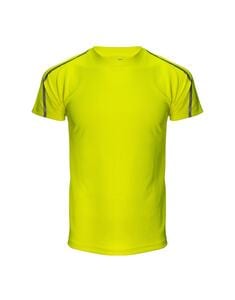 Mustaghata RANDO - Camiseta ativa para homens 140 g Amarelo Fluo