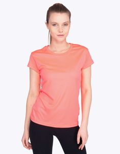 Mustaghata SALVA - Mulheres Standex de poliéster de camiseta ativa 170 g/m² Rosa fluorescente