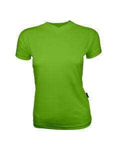Mustaghata STEP - Camiseta correndo para mulheres 140 g Citron vert