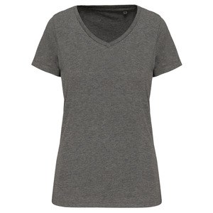 Kariban K3003 - T-shirt Supima® de senhora com decote V de manga curta