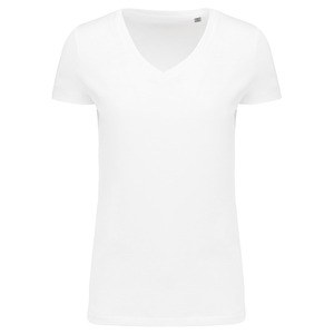 Kariban K3003 - T-shirt Supima® de senhora com decote V de manga curta