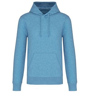 Kariban K4027 - Sweatshirt eco-responsável com capuz de homem Cloudy blue heather