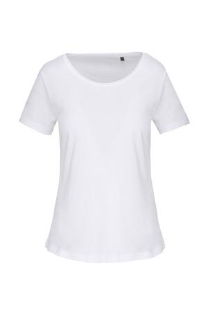 Kariban K399 - T-shirt de senhora Bio com decote sem costuras de manga curta