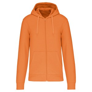 Kariban K4030 - Sweatshirt eco-responsável com capuz e fecho de homem Light Orange