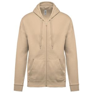 Kariban K479 - Sweatshirt com capuz e fecho Light Sand