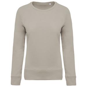 Kariban K481 - Sweatshirt BIO de senhora com decote redondo e mangas raglan