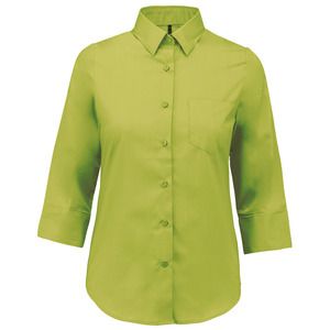 Kariban K558 - Camisa de senhora manga 3/4 Burnt Lime