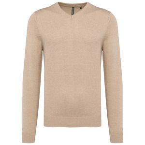 Kariban K965 - PULLOVER DECOTE V Beige heather