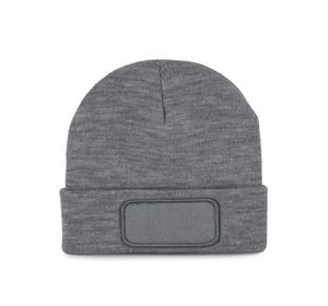 K-up KP890 - Gorro reciclado com patch Oxford Grey