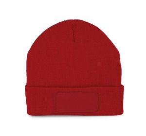 K-up KP891 - Gorro reciclado com patch e forro Thinsulate