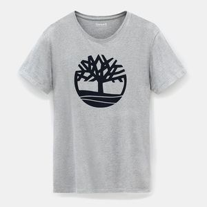Timberland TB0A2C2R - T-shirt Bio Brand Tree Medium Grey Heather