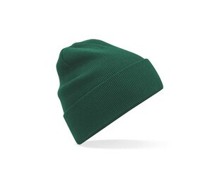 Beechfield BF045N - Gorro de algema original de algodão orgânico Verde garrafa