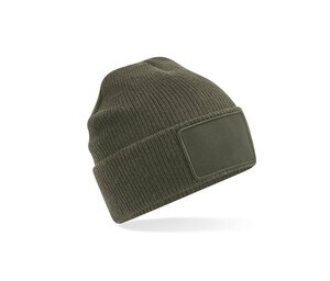 Beechfield BF540 - Removável Patch Thinsulate ™ Beanie Military Green