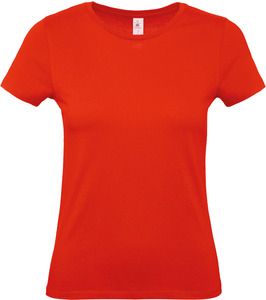 B&C CGTW02T - T-shirt de senhora #E150 Fire Red