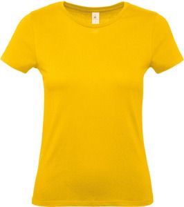 B&C CGTW02T - T-shirt de senhora #E150 Amarelo