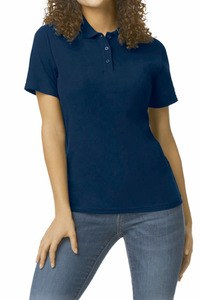 Gildan GI64800L - Polo piqué de senhora Softstyle Azul marinho