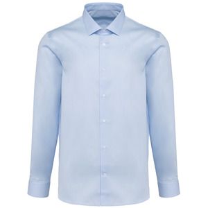 Kariban Premium PK506 - Camisa twill com manga comprida de homem Essential Light Blue