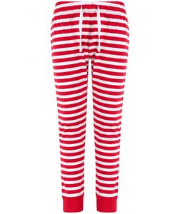 Skinnifit SM085 - Calças de pijama de criança Vermelho / Branco