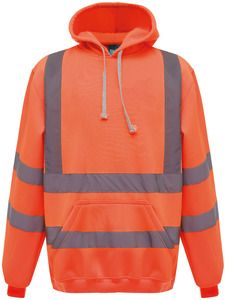 Yoko YHVK05 - Sweatshirt com capuz de alta visibilidade Hi Vis Orange