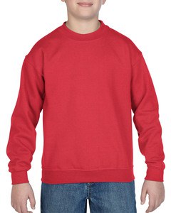 Gildan GIL18000B - Crewneck pesado de suéter para crianças Vermelho