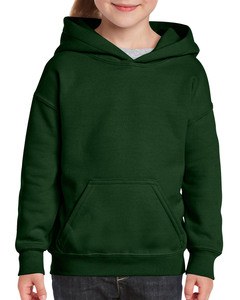 Gildan GIL18500B - Suéter com capuzes pesados ​​para crianças Verde floresta