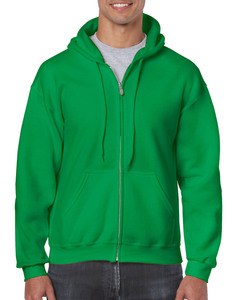 Gildan GIL18600 - Suéter encapuzado com zíper pesado para ele Irlandês Green