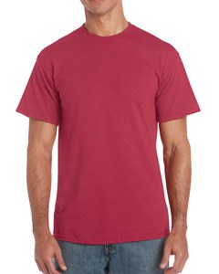 Gildan GIL5000 - Camiseta Algodão pesado para ele Antique Cherry Red