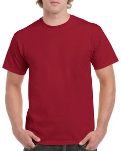 Gildan GIL5000 - Camiseta Algodão pesado para ele Cardeal Vermelho