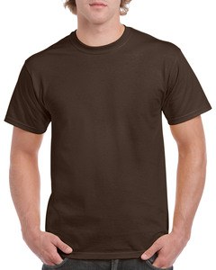 Gildan GIL5000 - Camiseta Algodão pesado para ele Chocolate escuro