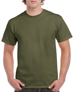 Gildan GIL5000 - Camiseta Algodão pesado para ele Militar Verde