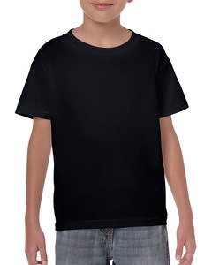 Gildan GIL5000B - T-shirt Algodão pesado SS para crianças Preto
