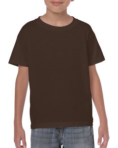 Gildan GIL5000B - T-shirt Algodão pesado SS para crianças Chocolate escuro