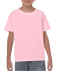 Gildan GIL5000B - T-shirt Algodão pesado SS para crianças Cor-de-rosa pálida