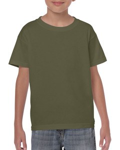 Gildan GIL5000B - T-shirt Algodão pesado SS para crianças Militar Verde
