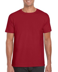 Gildan GIL64000 - T-shirt SoftStyle SS para ele Cardeal Vermelho