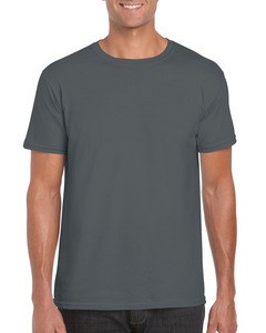 Gildan GIL64000 - T-shirt SoftStyle SS para ele Carvão vegetal