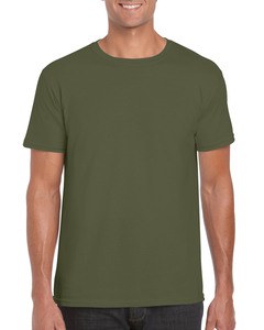Gildan GIL64000 - T-shirt SoftStyle SS para ele Militar Verde