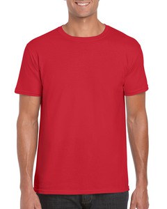 Gildan GIL64000 - T-shirt SoftStyle SS para ele Vermelho