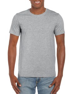 Gildan GIL64000 - T-shirt SoftStyle SS para ele Sports Grey